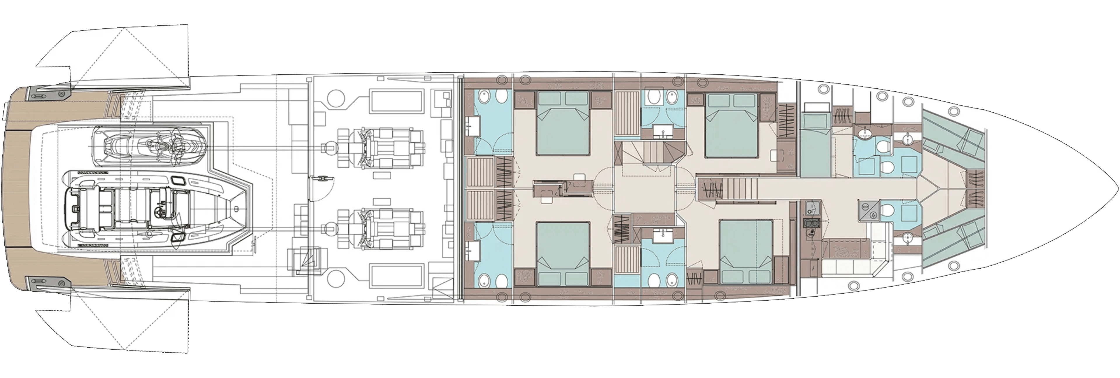 Lower deck