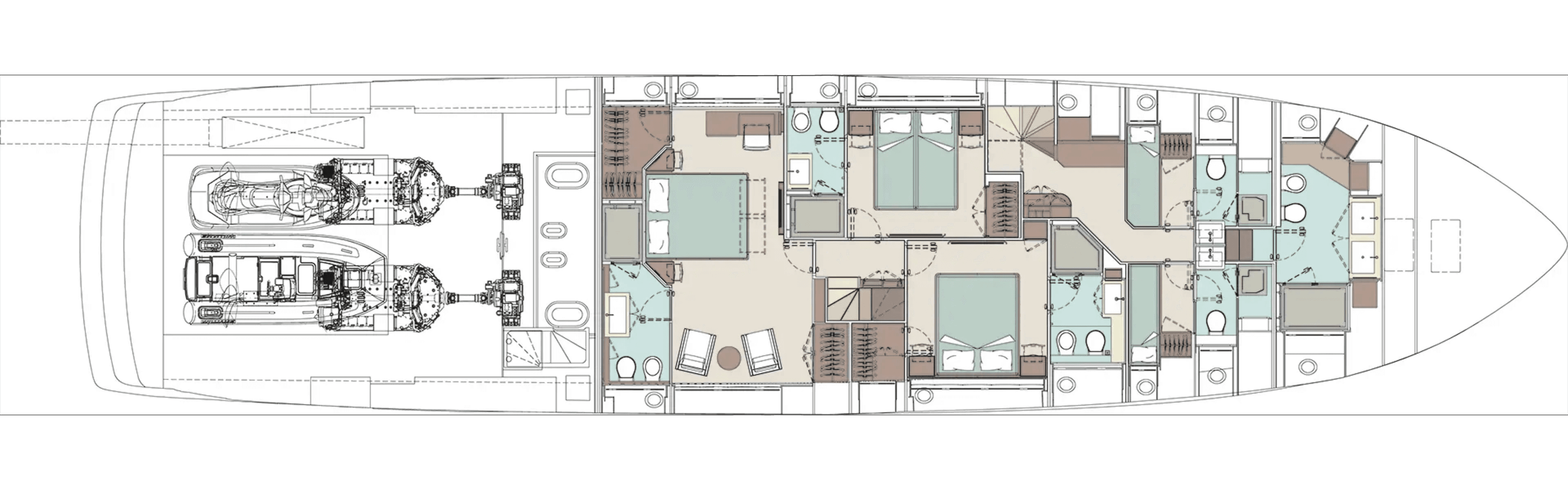 Lower deck